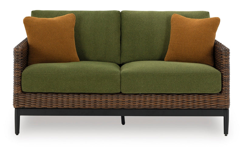 Horizon Hall Outdoor Loveseat with Cushion - Al Rugaib Furniture