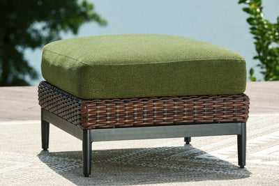 Horizon Hall Outdoor Ottoman with Cushion - Al Rugaib Furniture