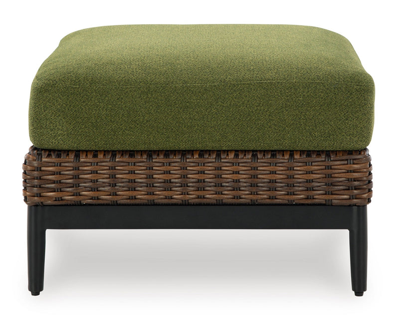 Horizon Hall Outdoor Ottoman with Cushion - Al Rugaib Furniture
