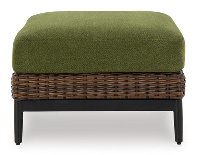 Horizon Hall Outdoor Ottoman with Cushion - Al Rugaib Furniture