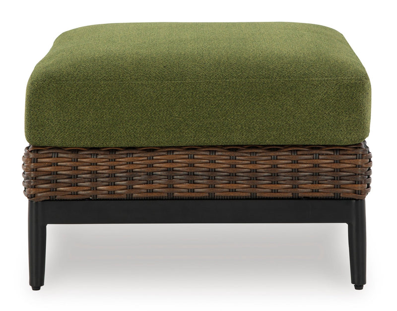 Horizon Hall Outdoor Ottoman with Cushion - Al Rugaib Furniture
