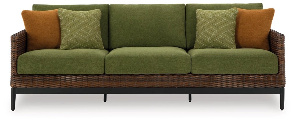Horizon Hall Outdoor Sofa with Cushion Outdoor Loveseats & Sofas| Ashley Homestore