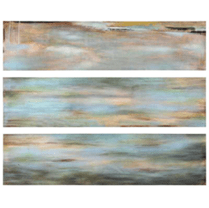 Horizon View Hand Painted Canvases, S/3 - Al Rugaib Furniture