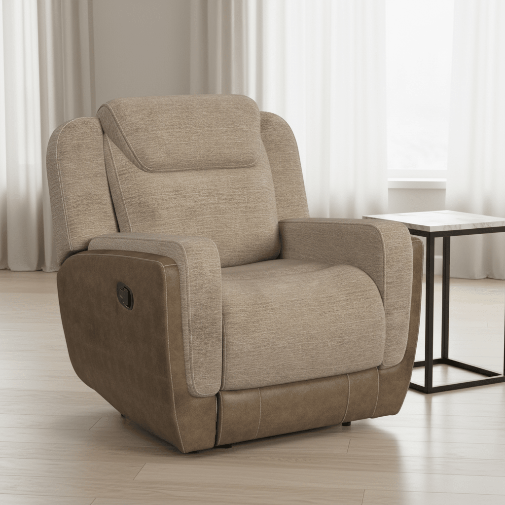 Hornet Motion Glider Recliner in Rancho Beige Recliners| Roots Furniture
