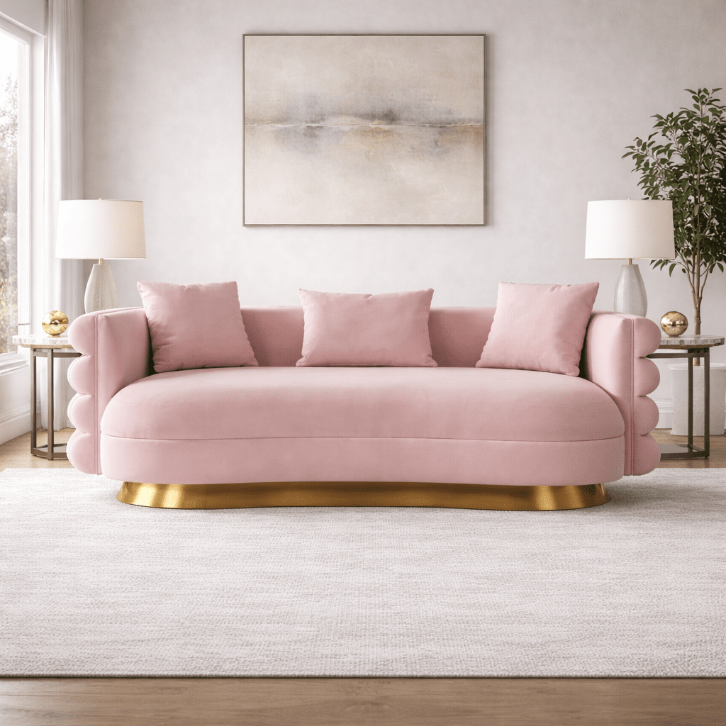 Huda Pink Sofa Sofas & Loveseats| Roots Furniture