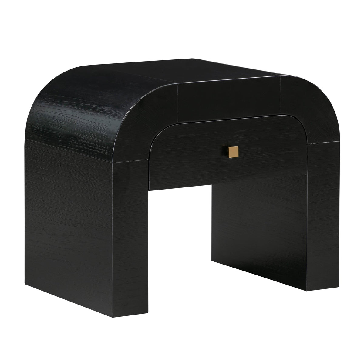 Hump Black Nightstand Nightstands| TOV