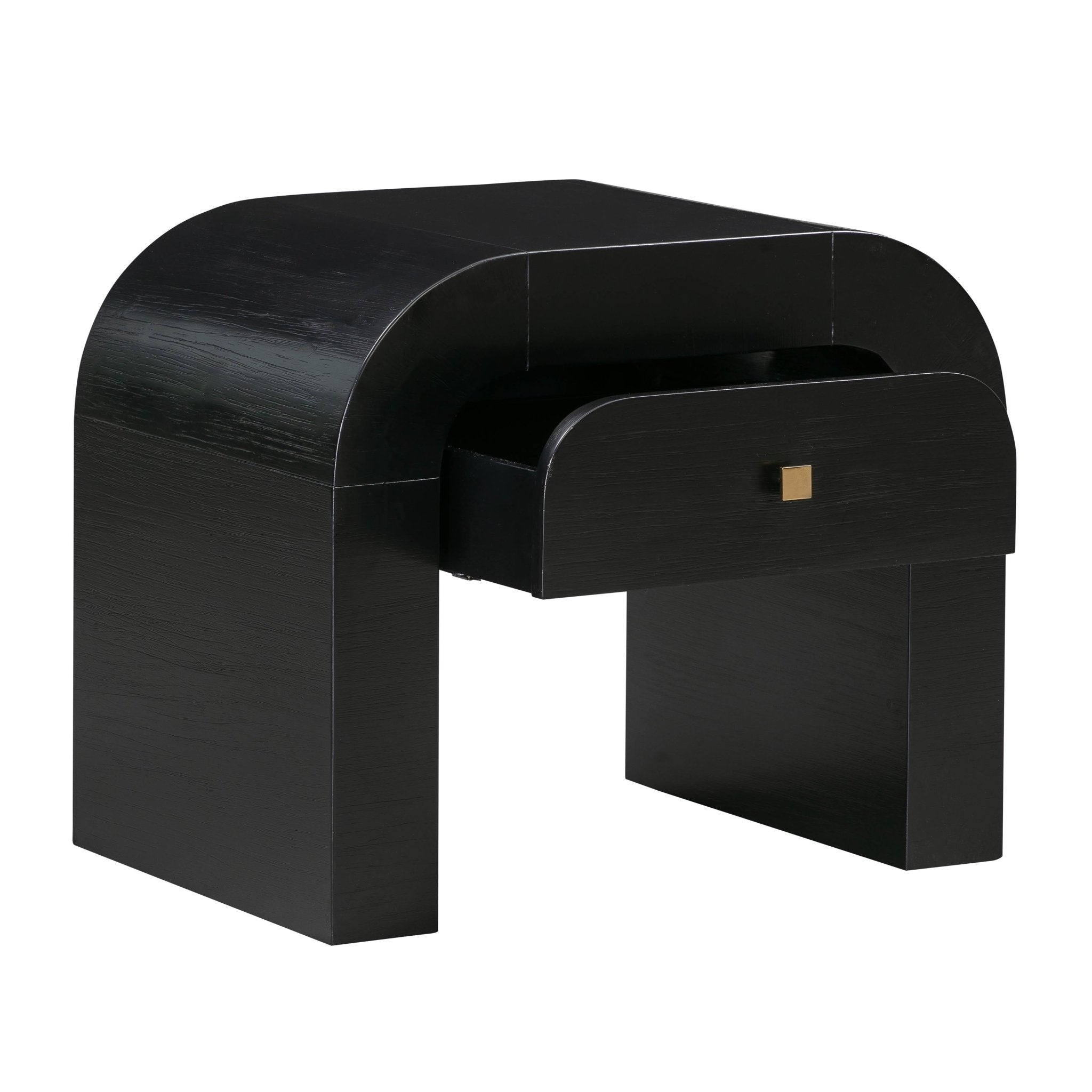 Hump Black Nightstand Nightstands| TOV
