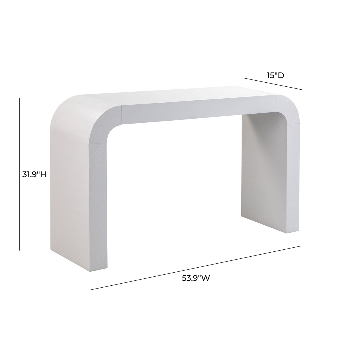 Hump White Console Table Consoles & Sideboards| TOV