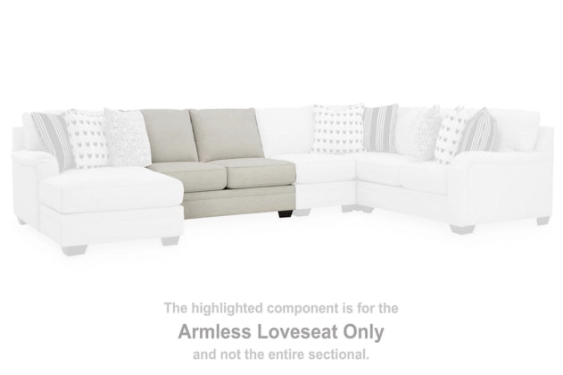 Huntsworth Armless Loveseat - Al Rugaib Furniture