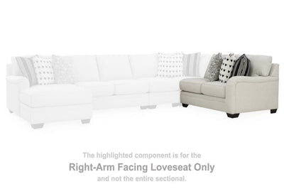 Huntsworth Right - Arm Facing Loveseat - Al Rugaib Furniture