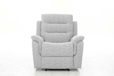 HushGlide Manual Grey Recliner - Al Rugaib Furniture