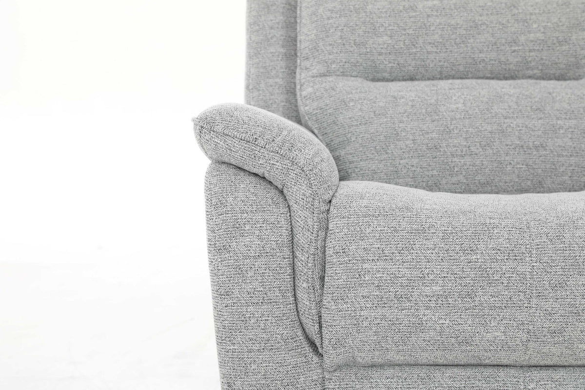 HushGlide Manual Grey Recliner Recliners| Roots Furniture