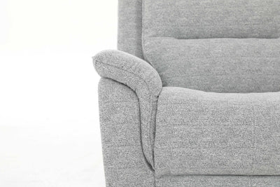 HushGlide Manual Grey Recliner - Al Rugaib Furniture