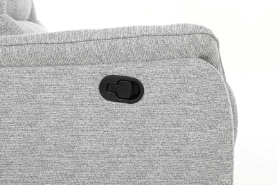 HushGlide Manual Grey Recliner - Al Rugaib Furniture