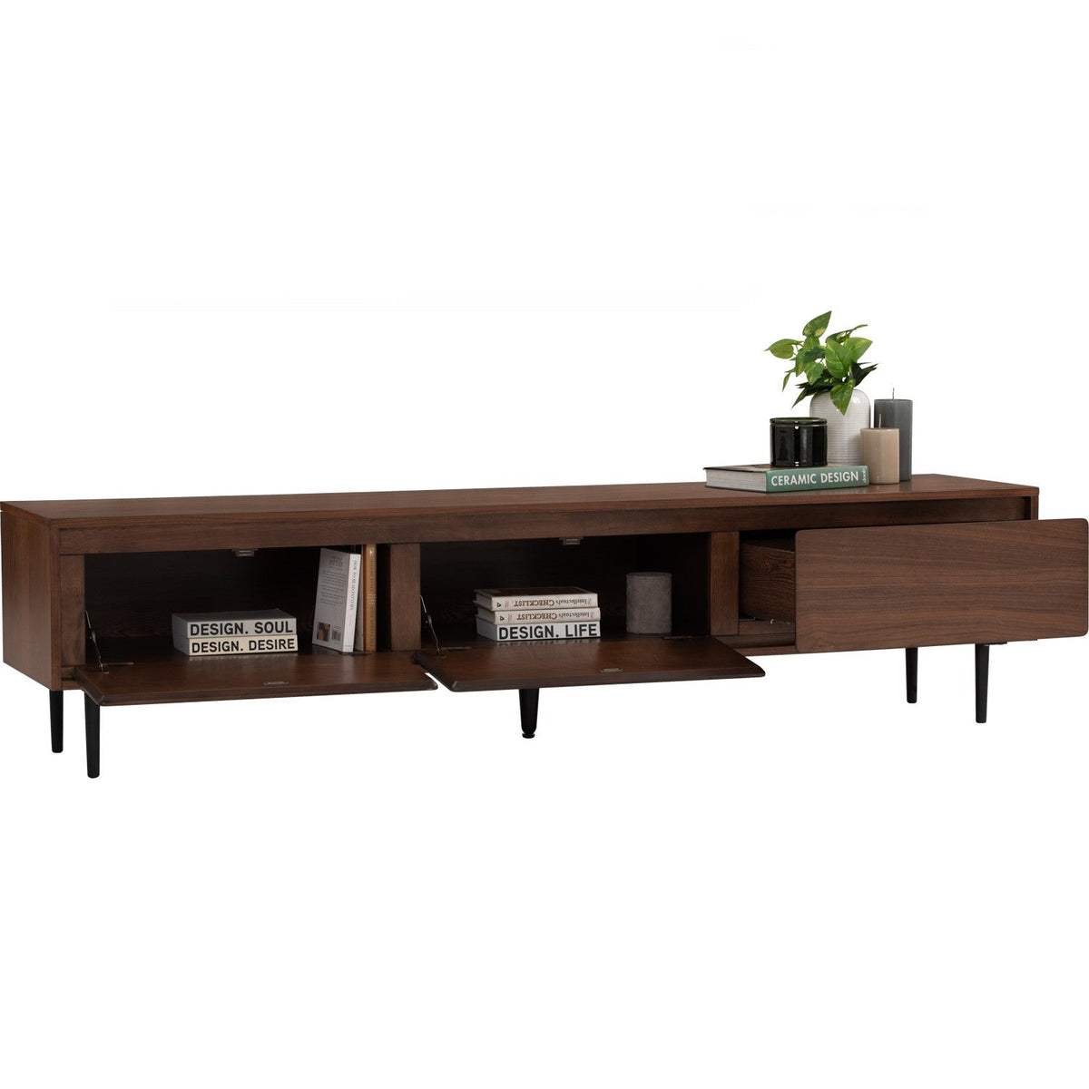 HUTTO 1.8M TV CABINET 802/113 Office Furniture| Al Rugaib Office Solutions