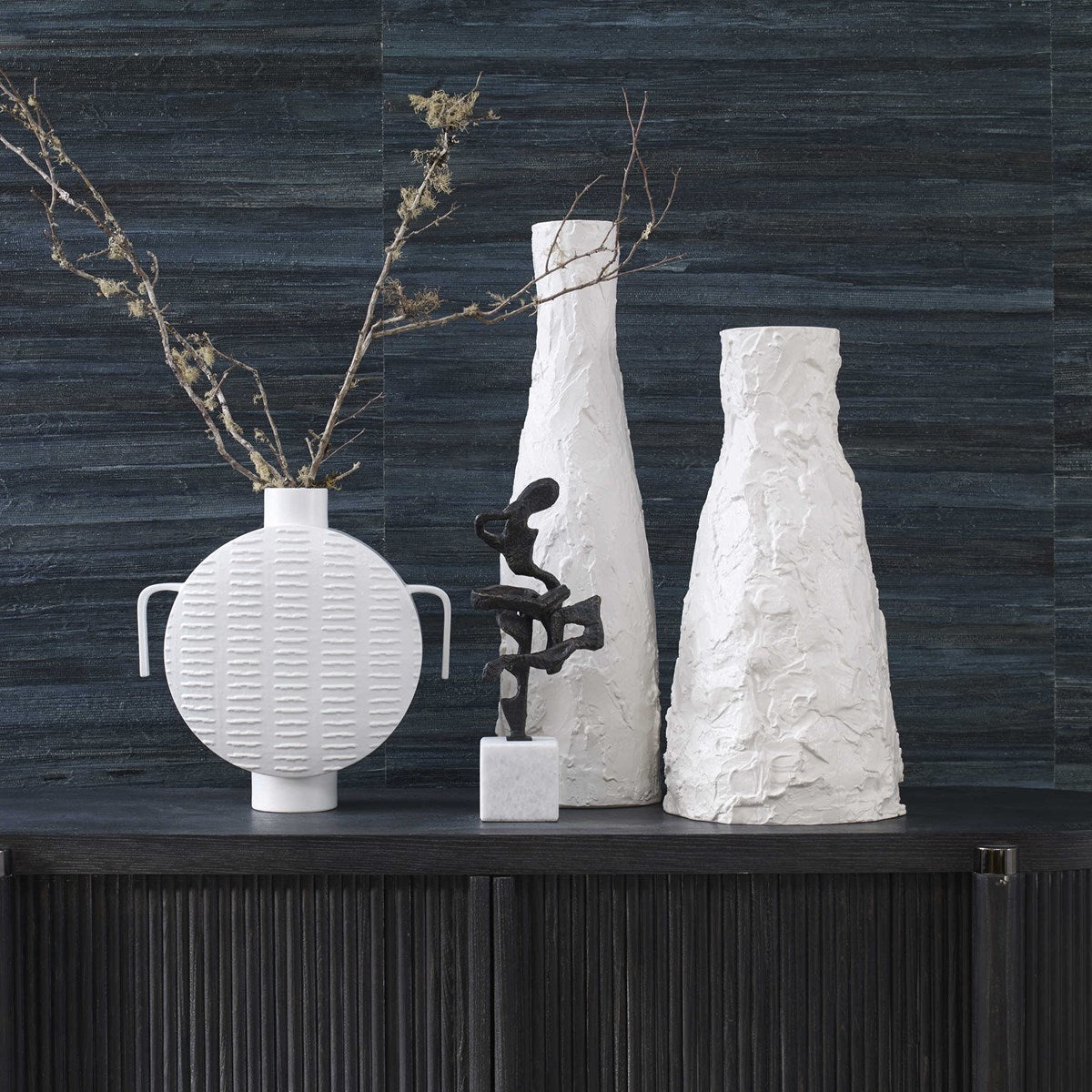 Iceberg Vase Tall Vases and Jars| Uttermost