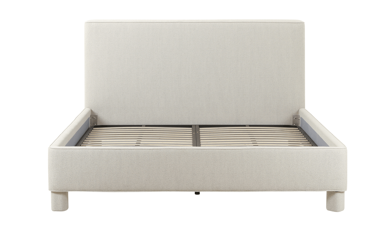 Ichigo King Bed Light Grey Beds| Moe's Home