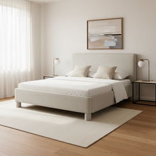 Ichigo Queen Bed Light Grey