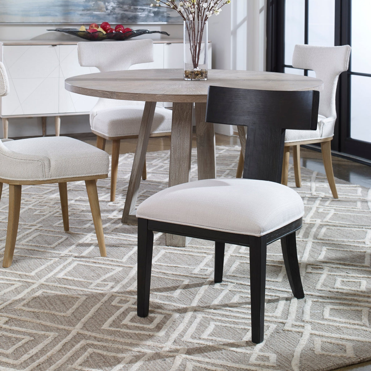 Idris Armless Chair Chairs| Uttermost