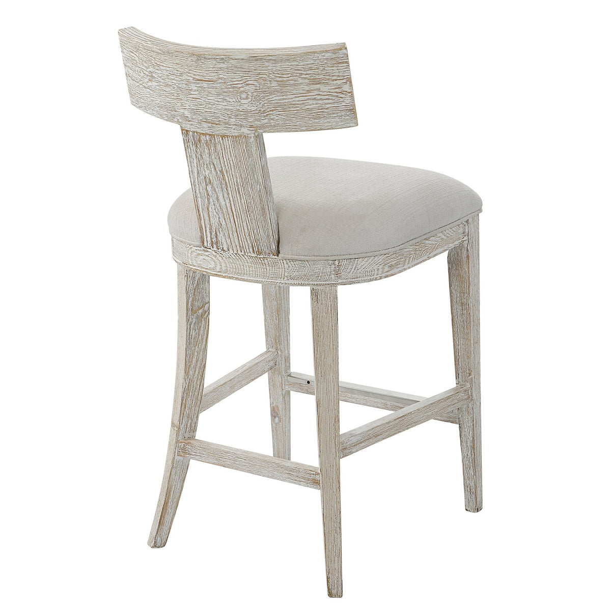 Idris Counter Stool, White Chairs| Uttermost