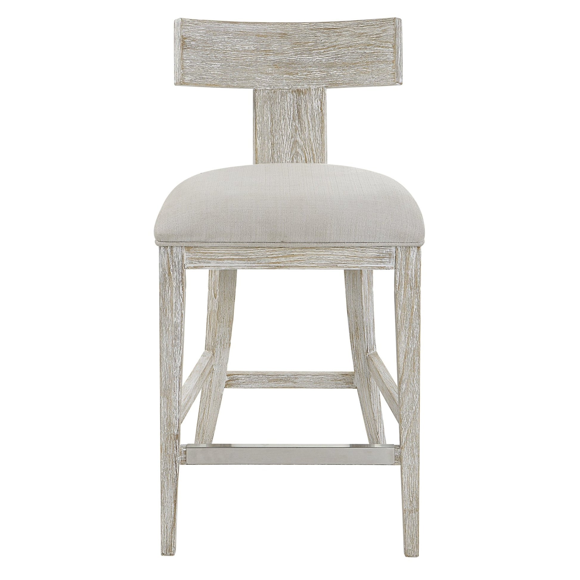 Idris Counter Stool, White Chairs| Uttermost