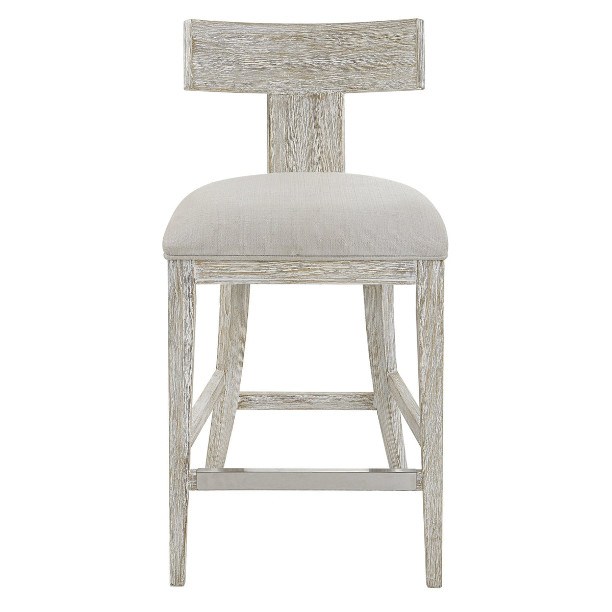Idris Counter Stool, White Chairs| Uttermost