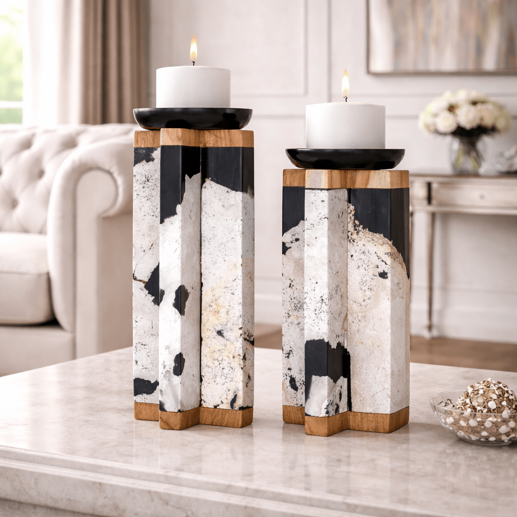 Illini Candleholders, S/2 Candle Holders| Uttermost