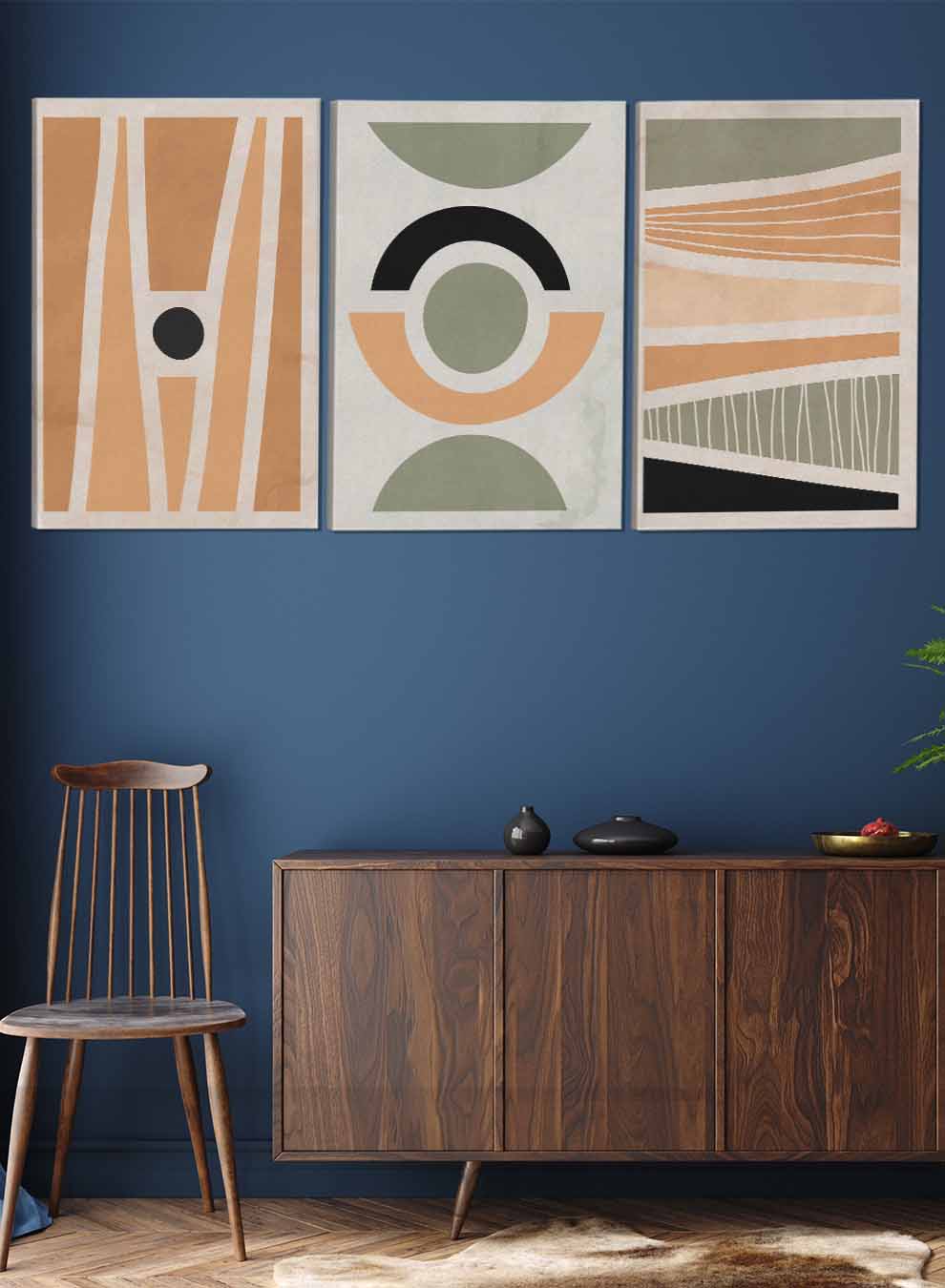 Illustration Abstract Paintings(set of 3) Paintings & Pictures| LOWHA