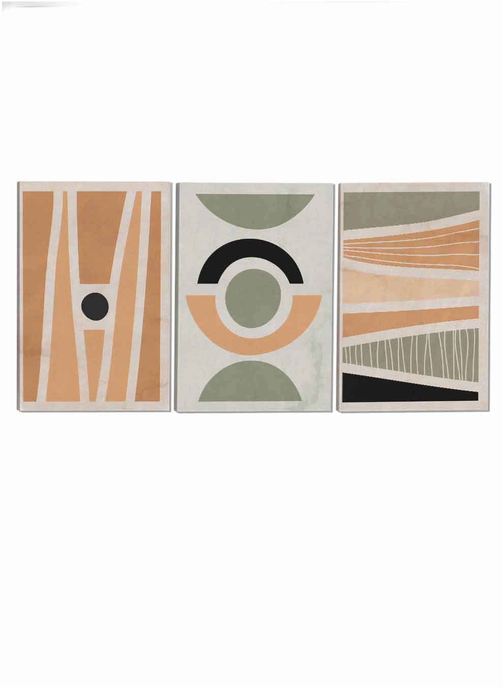 Illustration Abstract Paintings(set of 3) Paintings & Pictures| LOWHA