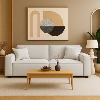 Mals Elegant Modern Sofa-Grey