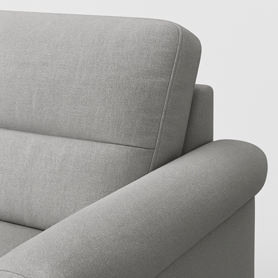 Elegant Grey Corner Sofa