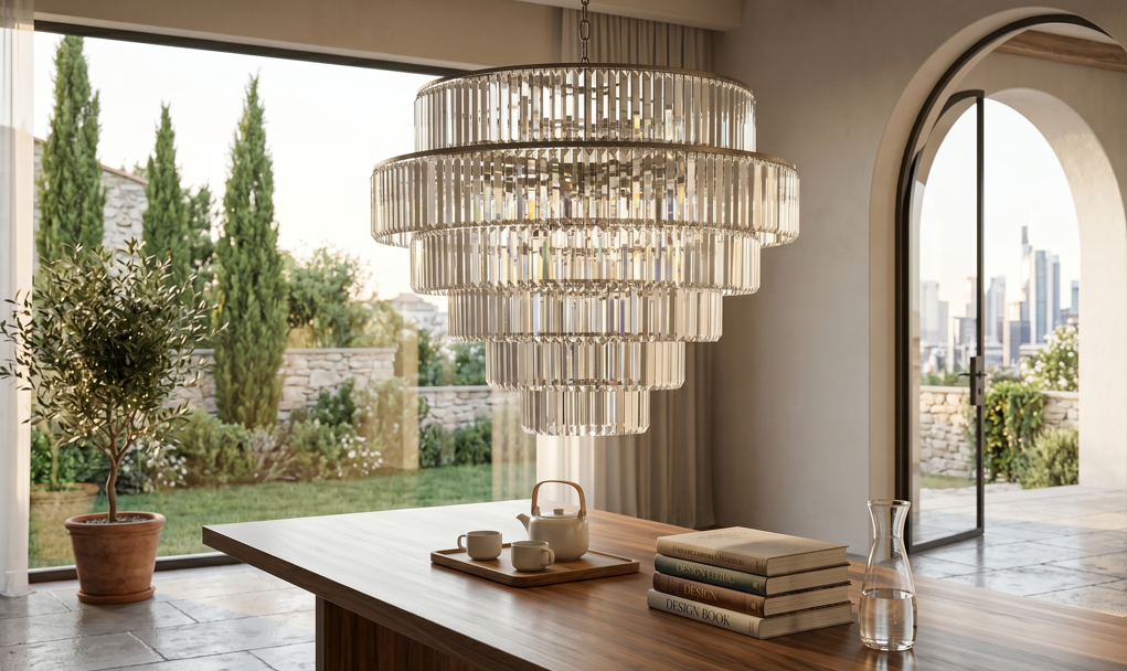 Polaris Crystallin Chandelier Kit, 2 Cartons