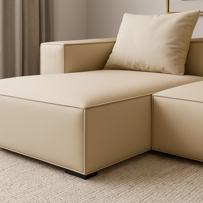 كنبة زاوية على شكل حرف L