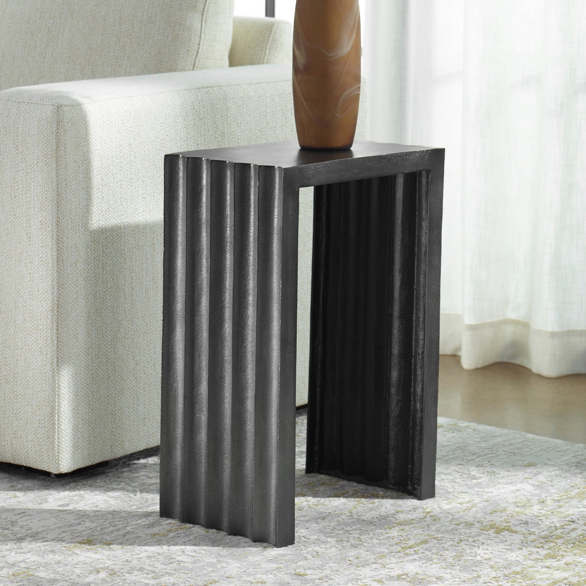In The Groove Accent Table Accent & End Tables| Uttermost