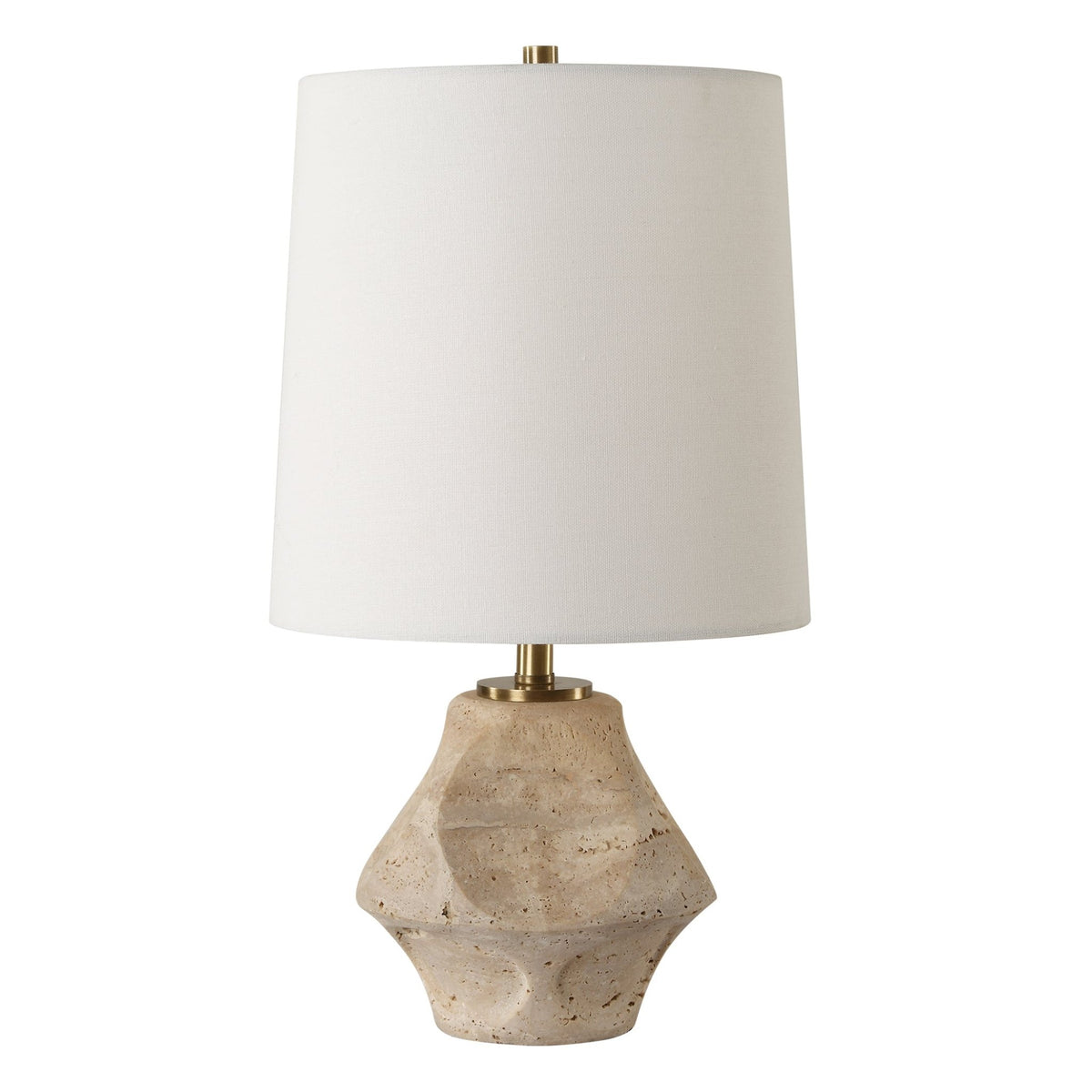 Indent Travertine Accent Lamp Floor lamps| Uttermost