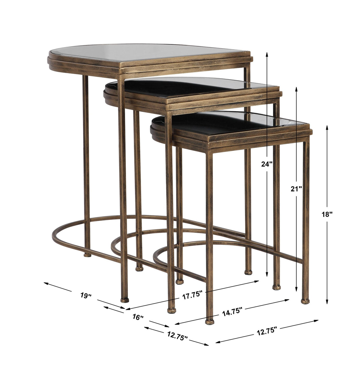 India Nesting Tables, S/3 Nesting Tables| Uttermost