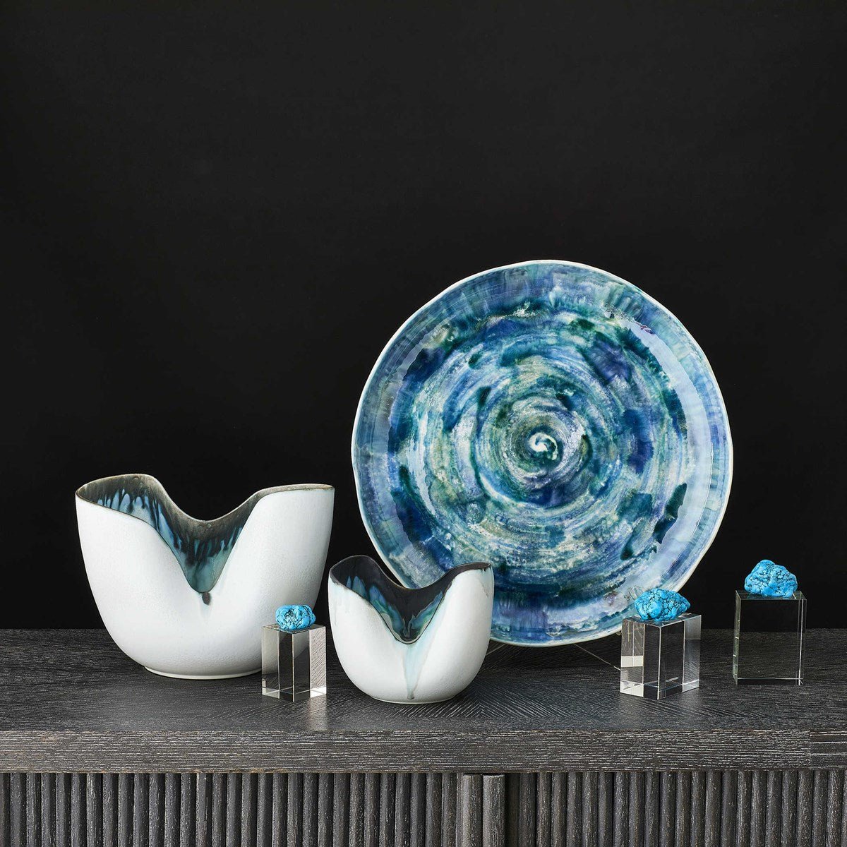 Indigo Vase - Small Vases and Jars| Uttermost