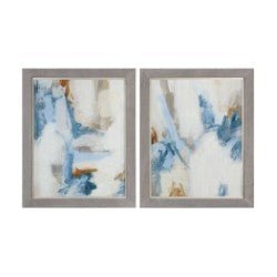 Intermittent Framed Prints, S/2 Wall Art| Uttermost