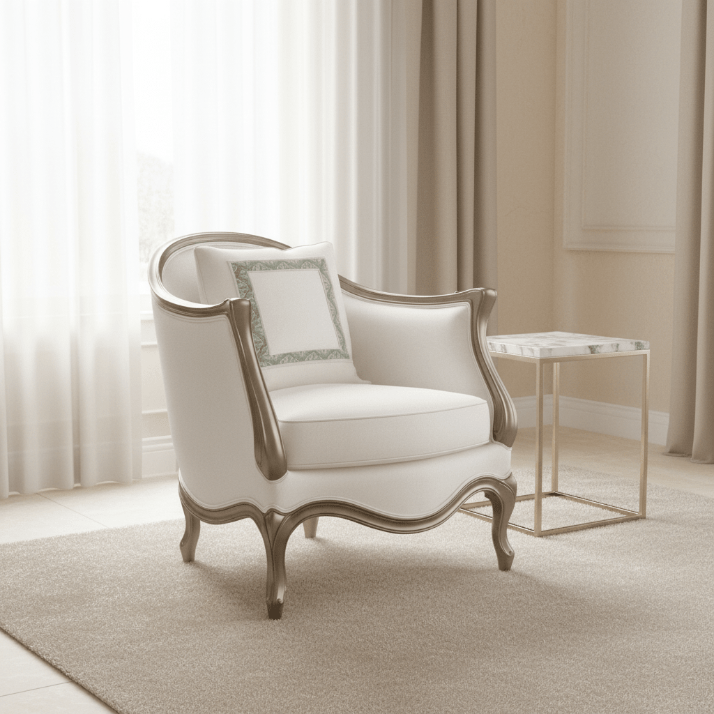 Intl-Caracole Classic - Le Chaise (Green Gold) Chairs| Caracole