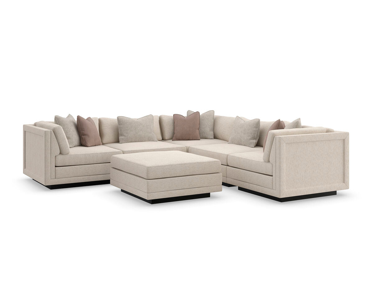 Intl. Modern - Fusion Deep Retreat - Armless Chair Sectionals| Caracole
