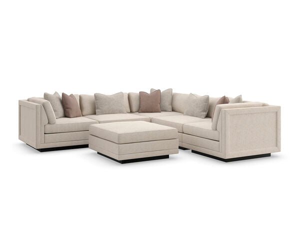 Intl. Modern - Fusion Deep Retreat - Ottoman Sectionals| Caracole