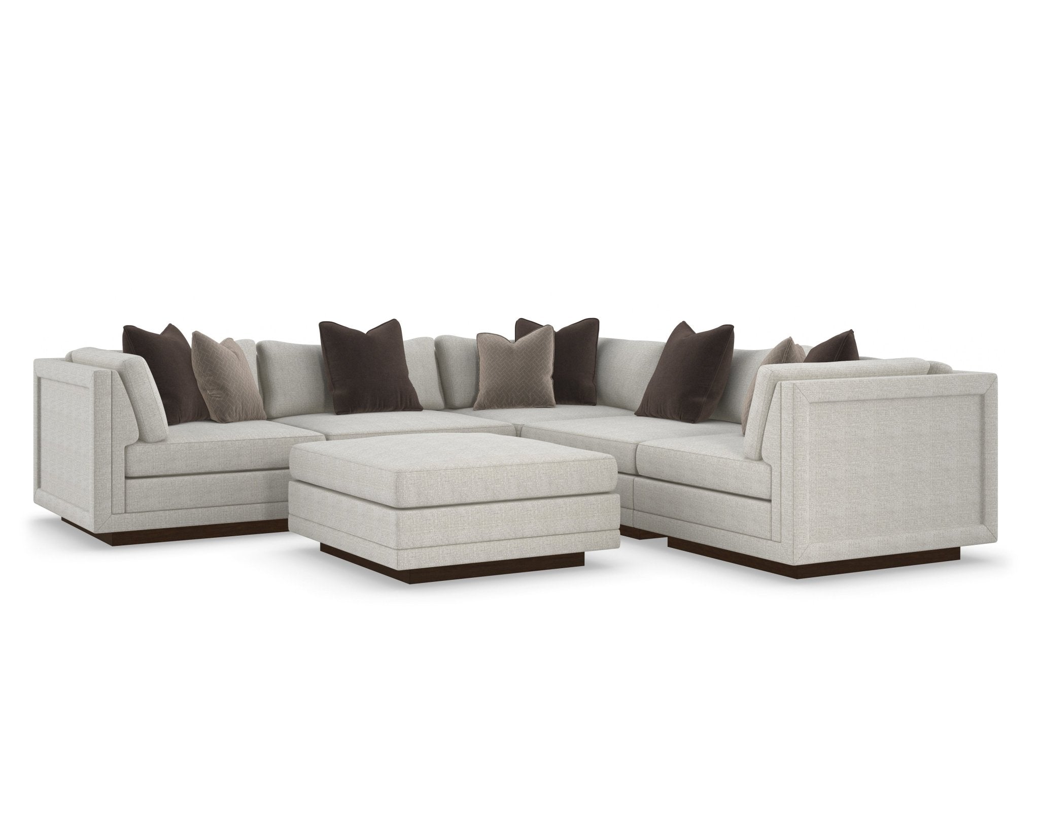 Intl Modern Fusion - Streamline Ottoman Ottomans| Caracole