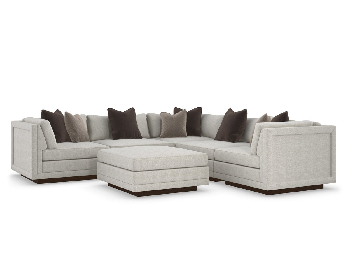 Intl Modern Fusion - Streamline Ottoman Ottomans| Caracole