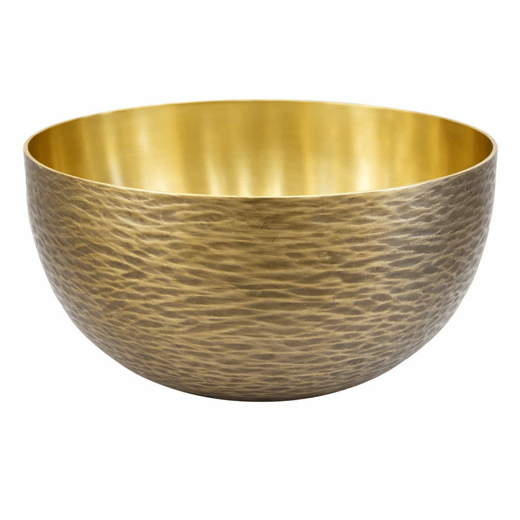 Iron Textured Bowl Table Decors| Crestview