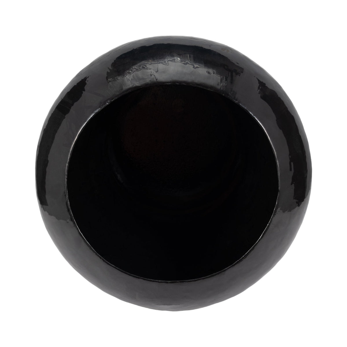 IRON,25"H,OVAL STAIN VASE,BLACK Vases and Jars| Sagebrook Home