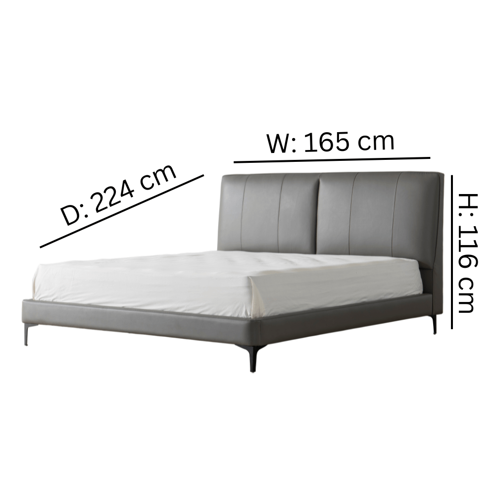 IS Grey Bed - Queen