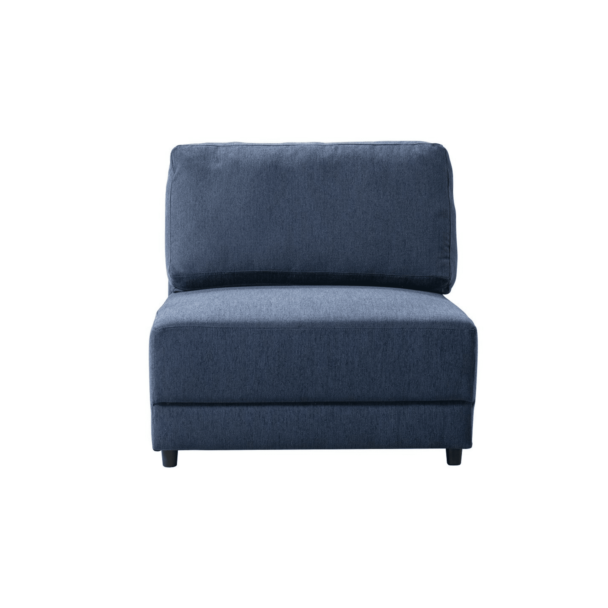 Isabella Blue Armless Chair W86 Sectionals| Roots Furniture