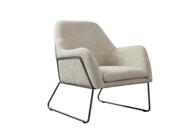 Iscaro Biege Arm Chair - Al Rugaib Furniture