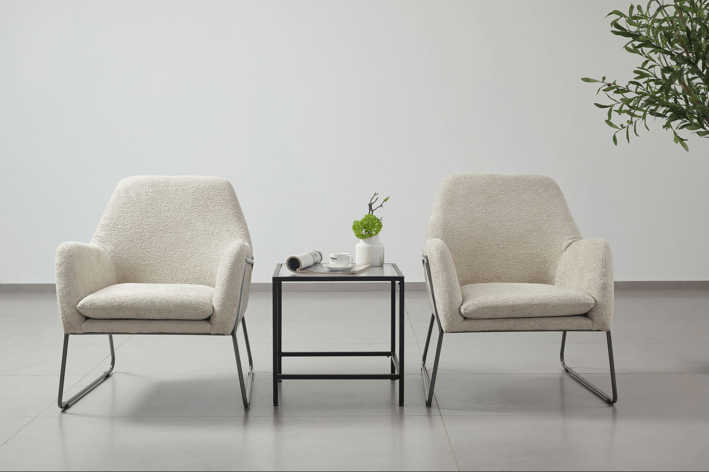 Iscaro Biege Arm Chair Chairs| Roots Furniture