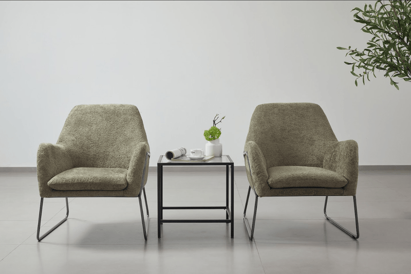 Iscaro Olive Arm Chair - Al Rugaib Furniture